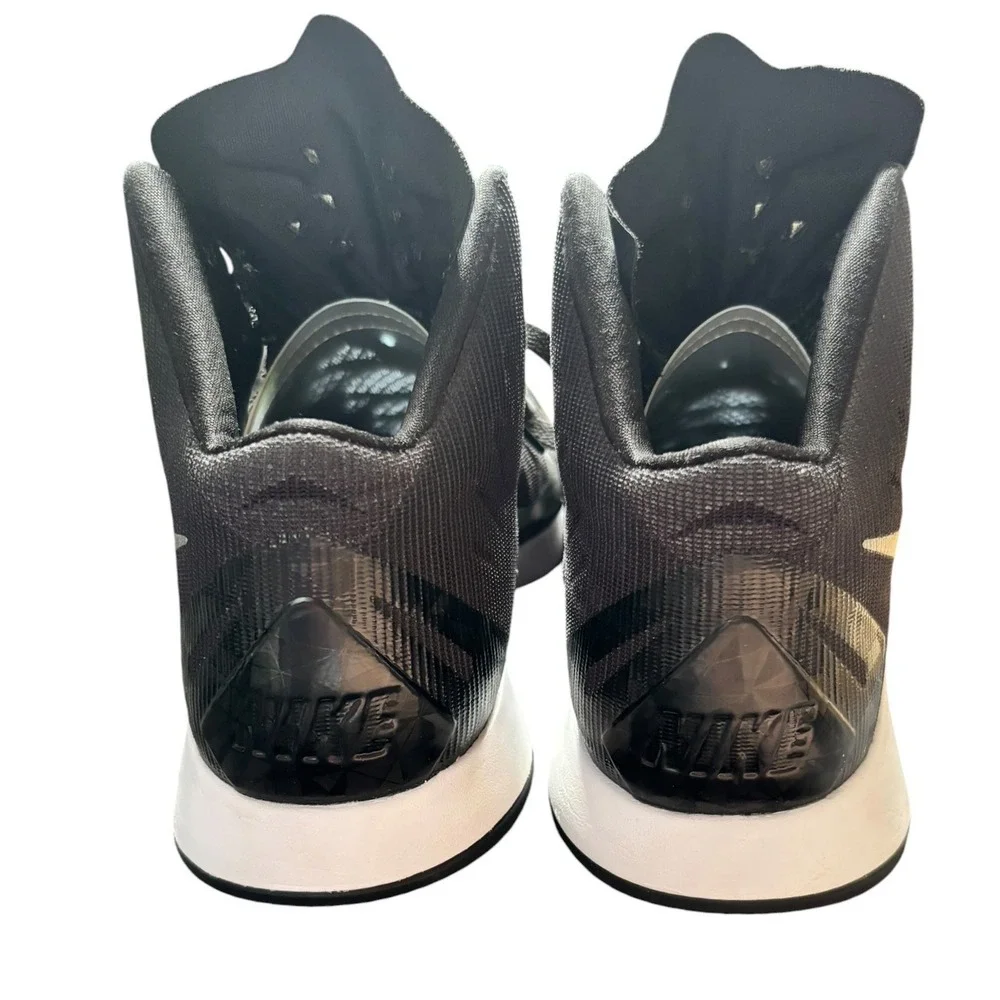 Nike Hyperquickness‎ Mens 8 Basketball Shoes Black Lunarlon High Top Sneakers